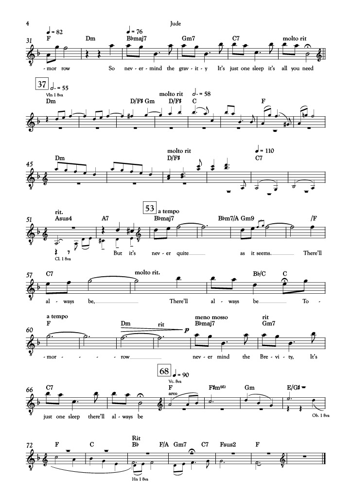 There Will Always Be Tomorrow Lead Sheet 2